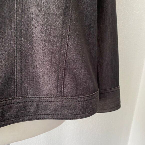 Ruby Road Womens Blue Snap Front Embellished Jacket SZ 18 - Picture 9 of 11